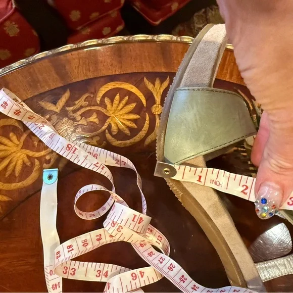 NWOT Aquatalia Women's Green Leather Zeus Heeled Sandal SZ 10 Made in Italy - Picture 7 of 11